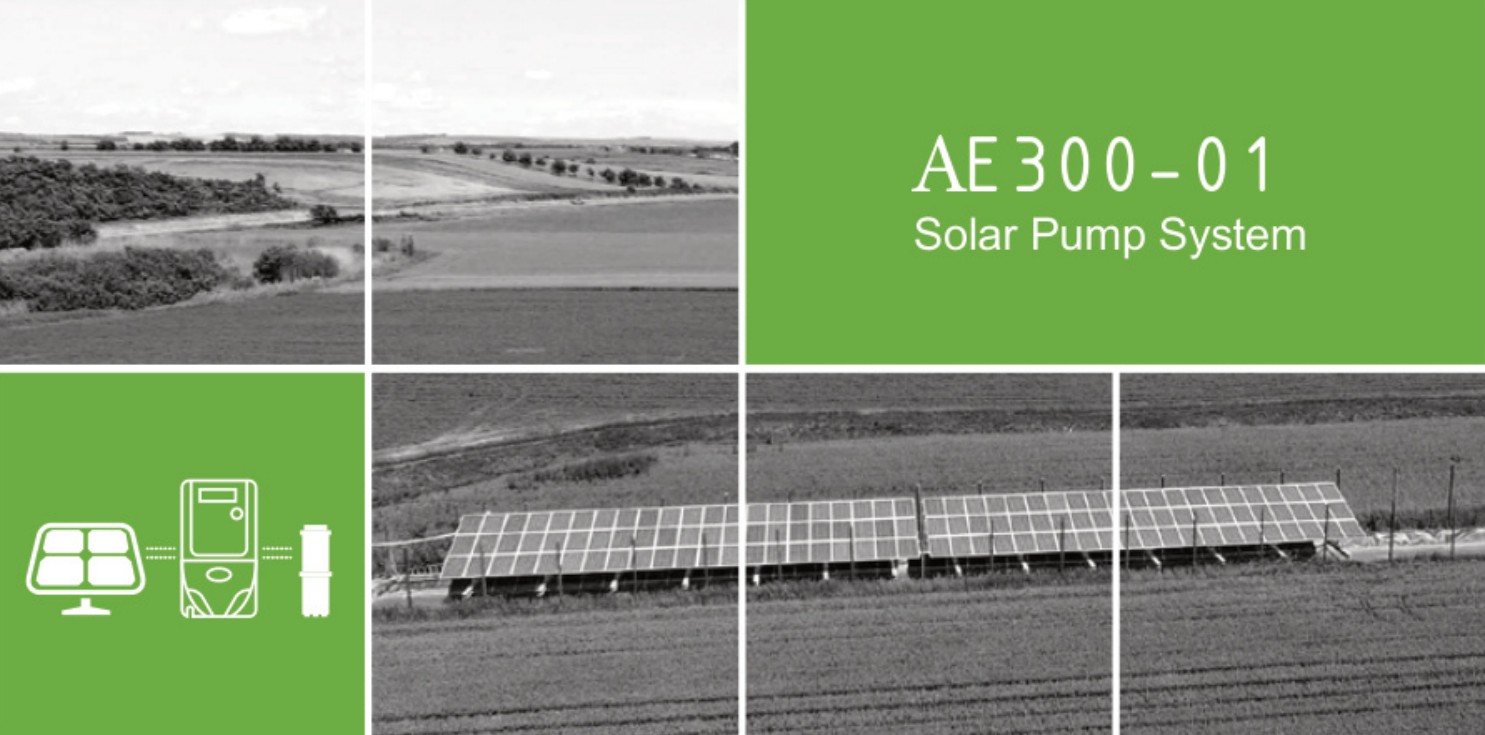 DRIVO AE300-01 solar pump system catalog cover
